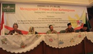 Diskusi Publik "Menggugat Empat Pilar Kebangsaan". Foto : Yatnapelangi/Our Voice)