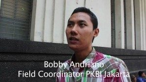 Bobby Andriano, ketua Positive Hope dan Field Coordinator PKBI Jakarta
