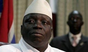 Presiden Gambia Alhaji Yahya Jammeh 