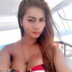   Jeffrey Laude/Jennifer 26tahun transgender Filipina ditemukan tercekik pada sabtu 11/10/2014. sumber foto,dailymail.co.uk