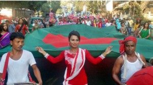 Pawai digelar setahun sejak kaum transgender diakui sebagai gender ketiga di Bangladesh.