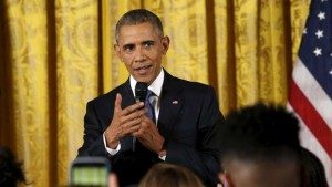 Obama berkomentar soal persamaan hak kaum gay dalam kunjungan ke Kenya. Afrika memang dikenal benua yang tidak ramah pada kaum gay. (Reuters/Kevin Lamarque)