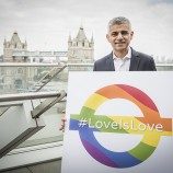 Deklarasi Kampanye #loveislove Oleh Sadiq Khan, Ada Pelangi di Stasiun Kereta Bawah Tanah London
