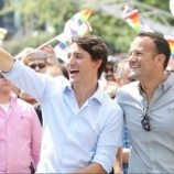 Justin Trudeau dan Leo Varadkar Bercengkrama di Acara Montreal Pride