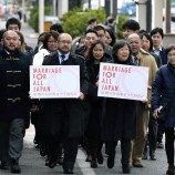 Pasangan Sejenis Menuntut Kesetaraan Pernikahan di Jepang pada Hari Valentine