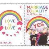 Pos Australia Luncurkan Prangko Bertema Kesetaraan Pernikahan